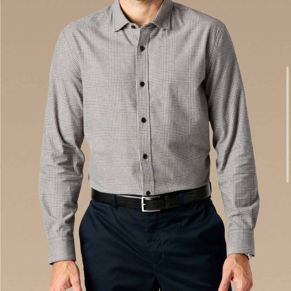 Wills Brushed Woven Dress Shirt